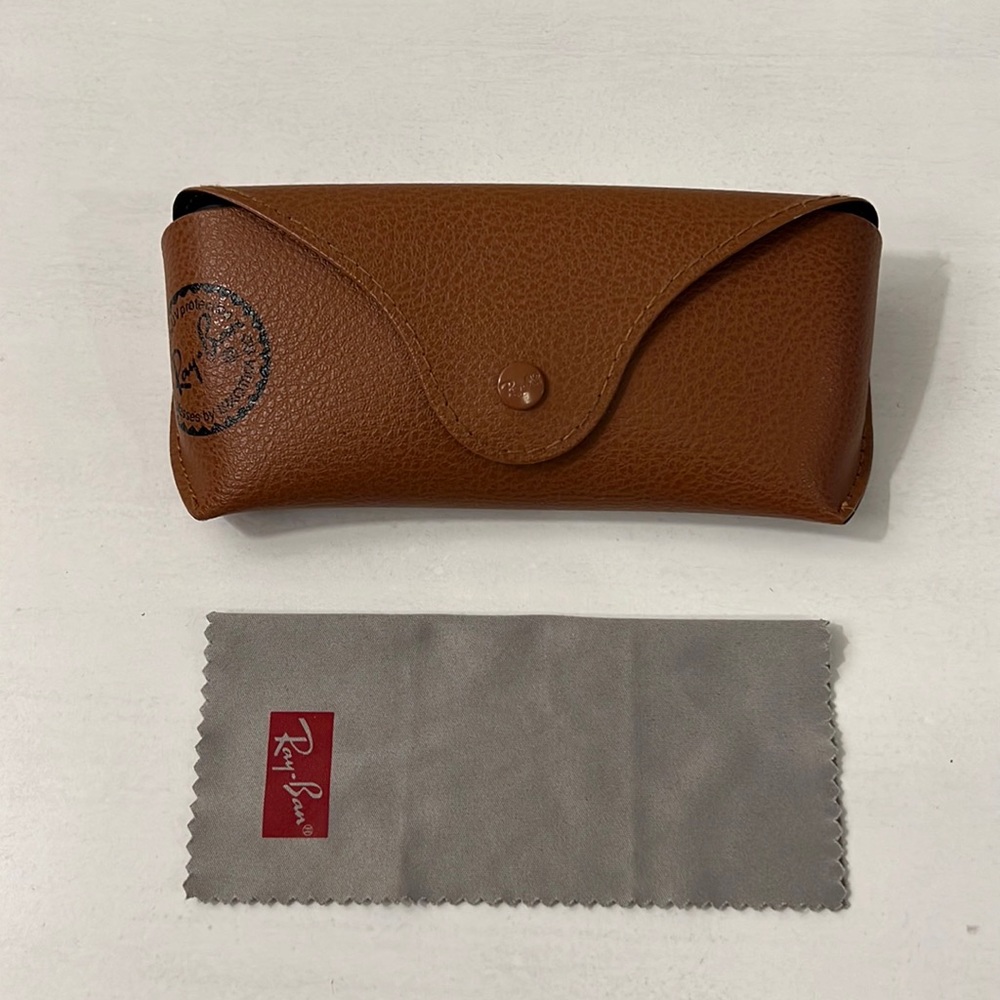 Ray-Ban Sunglasses Container and Cloth